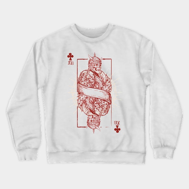 Juvet of Clubs Crewneck Sweatshirt by viSionDesign